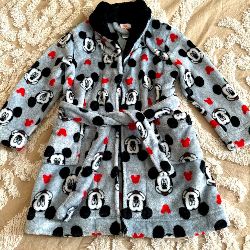 Disney's Mickey Mouse robe. Size 3T